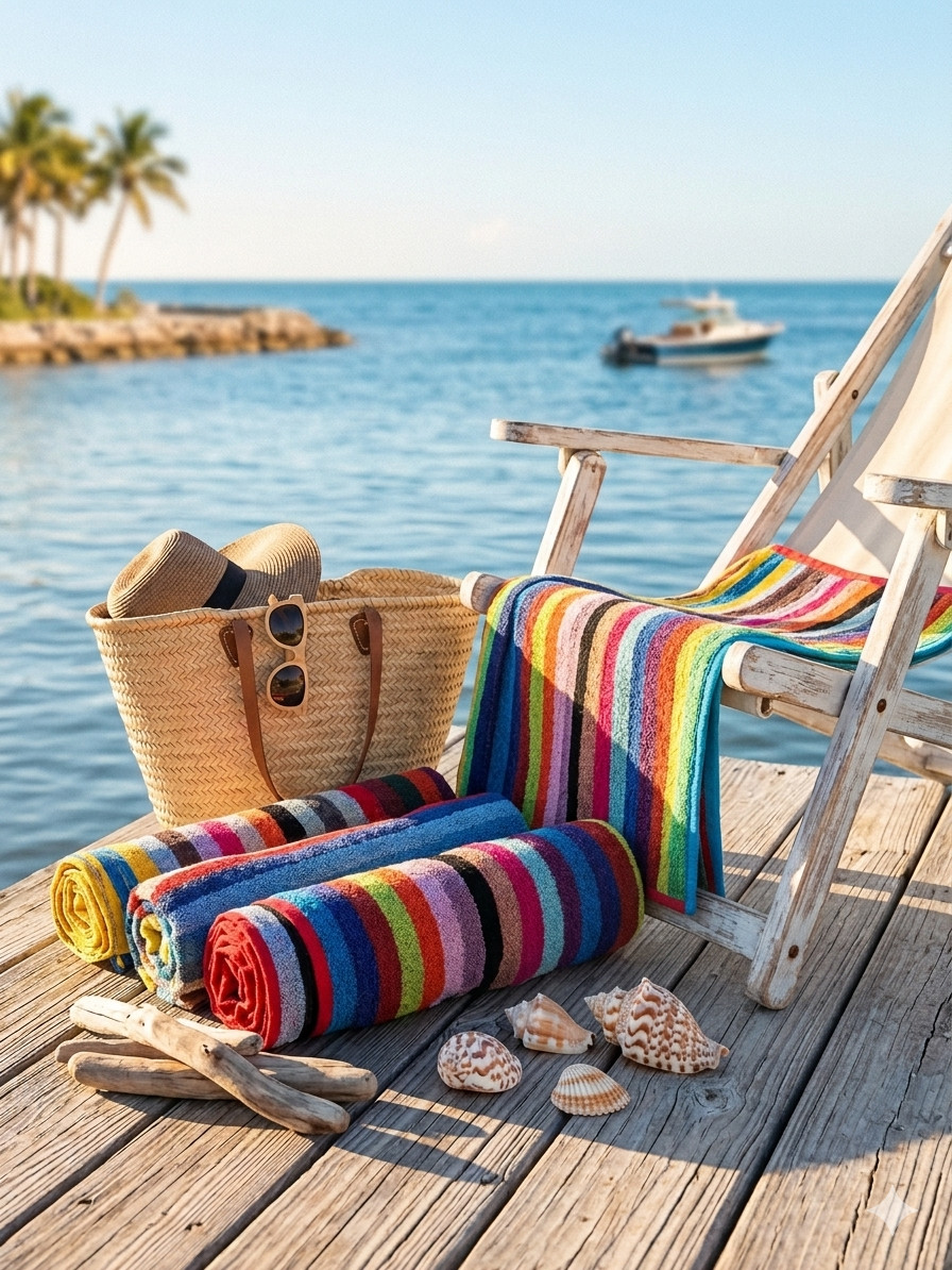 Family-Sized Beach Towel Rentals | Weekly