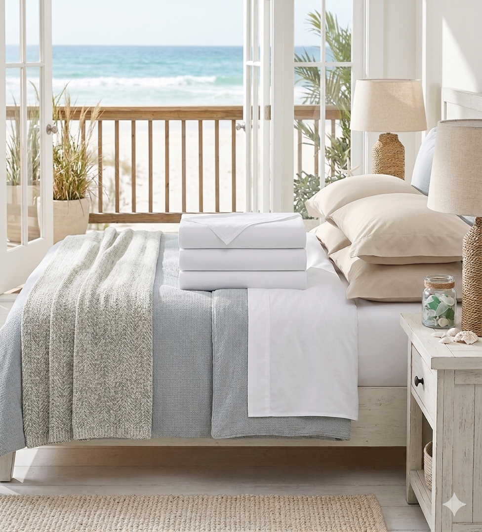 Beach House Bedding Rentals | Weekly