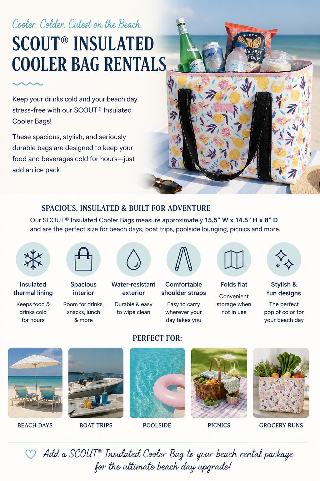 SCOUT Insulated cooler bags